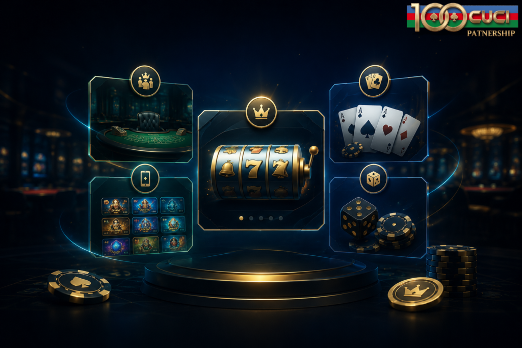 100CUCI casino games guide for Malaysia users exploring popular game categories